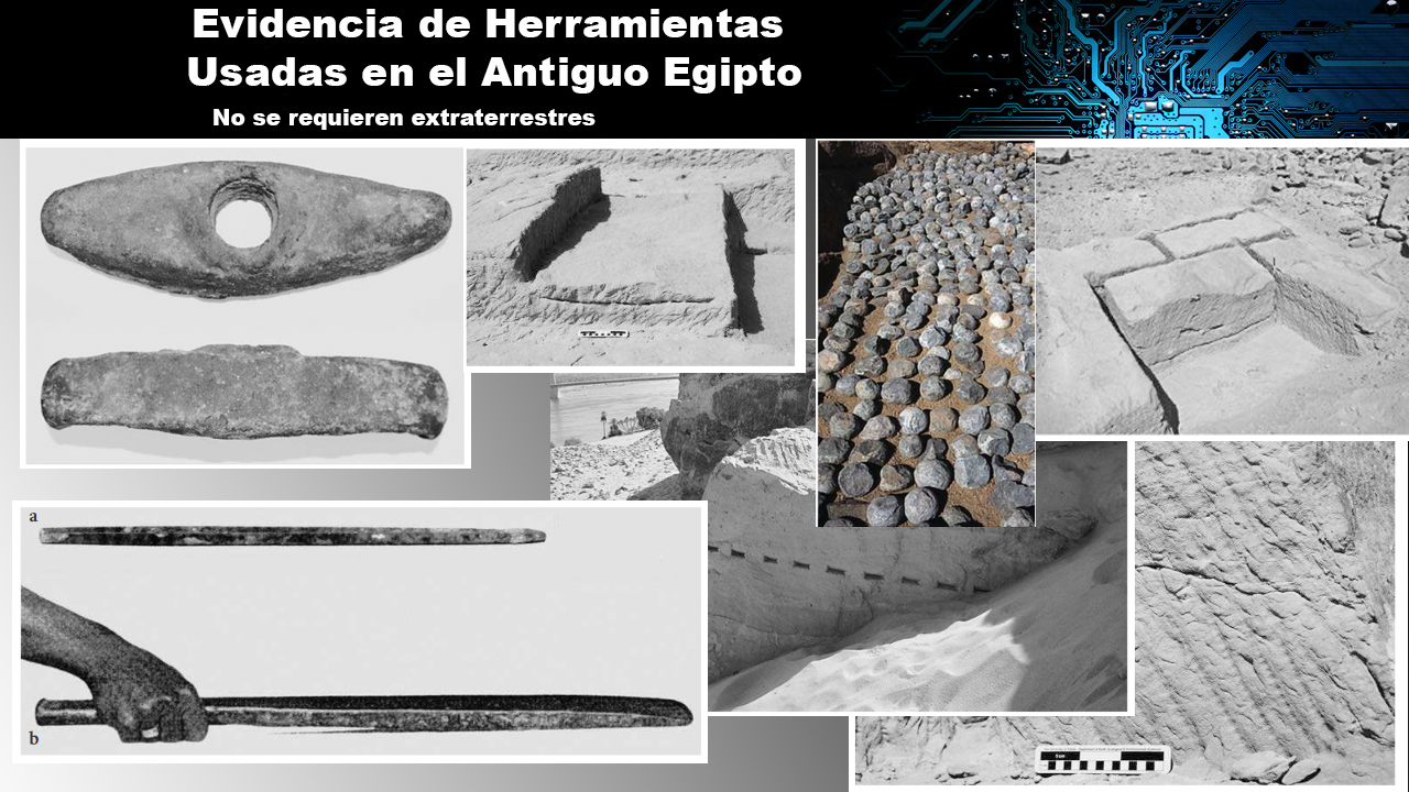Evidencia de Herramientas Usadas en el Antiguo Egipto